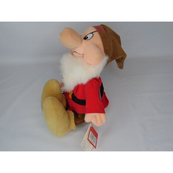 Disney Store 12" Sitting Grumpy Doll /Shelf Sitter- (Snow White &  7 Dwarfs) tag - Picture 2 of 14